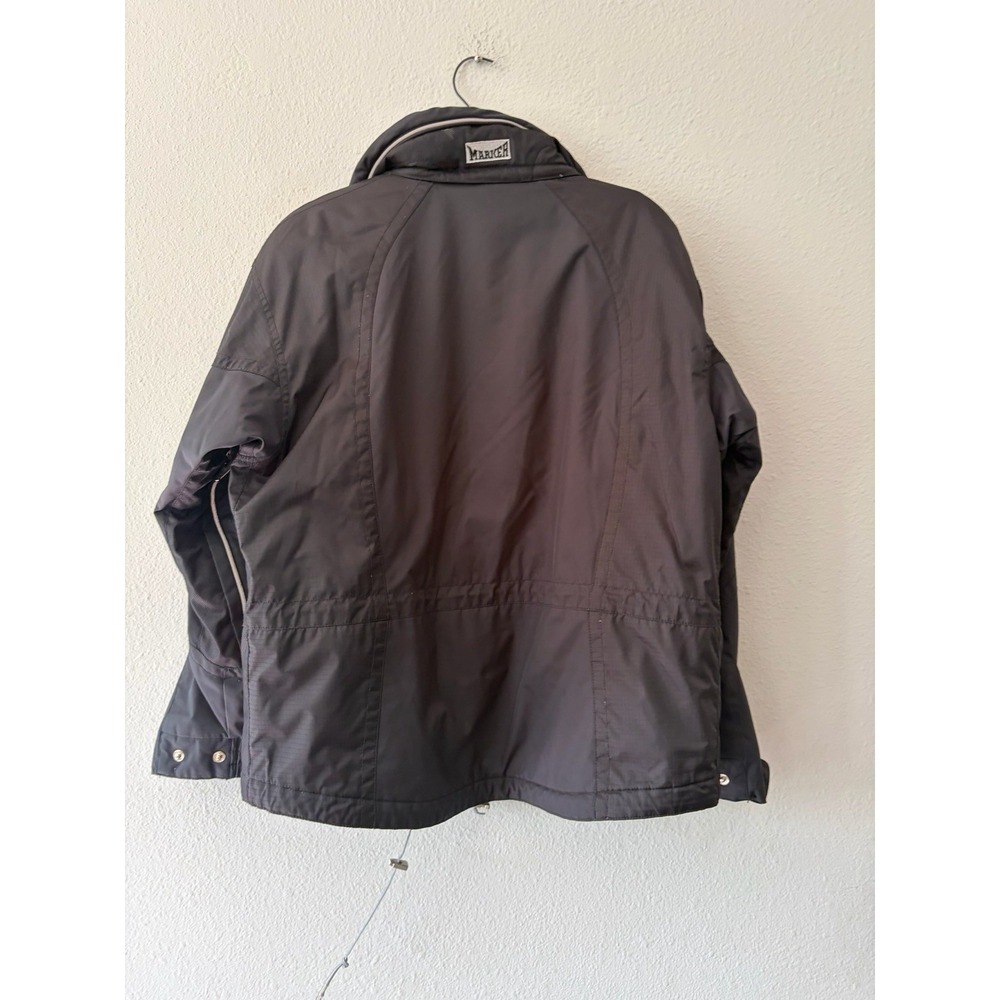 Vintage Marker Ski Jacket Womens 14 Black Reflective Gorpcore RN73344 90s - Picture 5 of 5